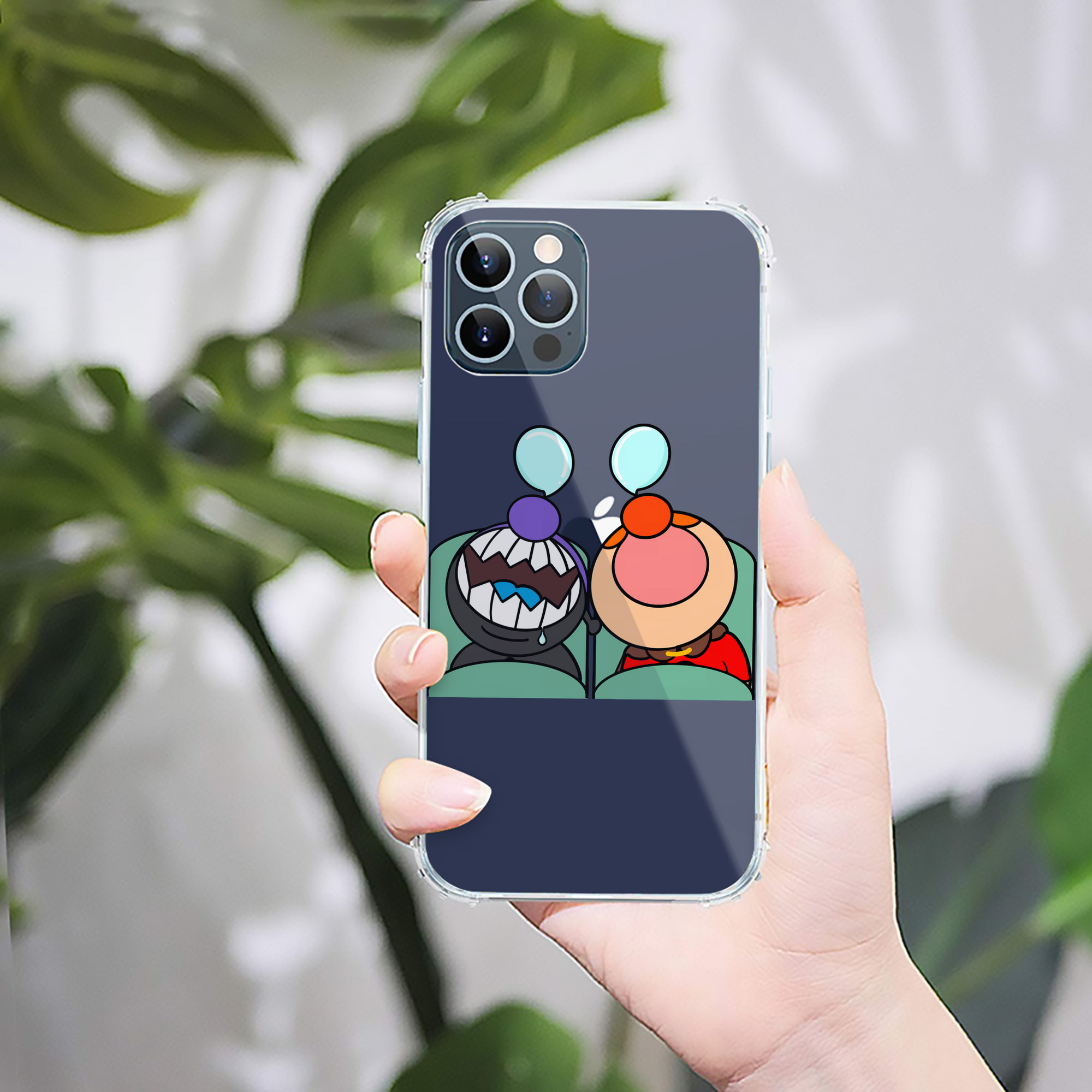 （画像用） アンパンマン Anpanman 【iPhone 12シリーズ対応】透明スマホケース（クリアソフトケース）